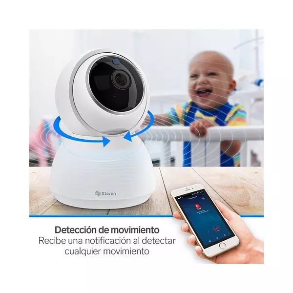 Cámara De Seguridad Wi-Fi Con Seguidor De Movimiento