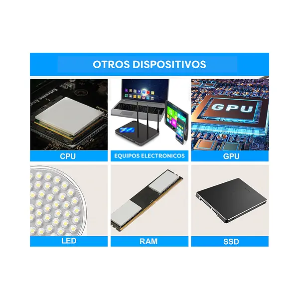Pad Termico Zezzio Multi-Formato Para Cpu 2 Mm