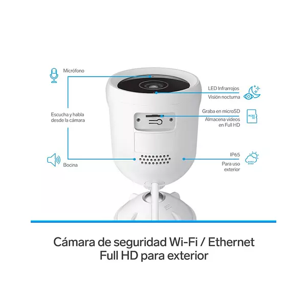 Cámara Wi-Fi/Ethernet Para Exteriores Mini