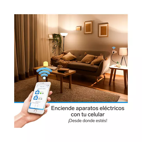 Contacto Tomacorriente Wi-Fi Doble