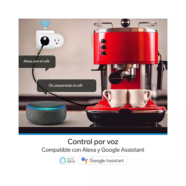 Contacto Tomacorriente Wi-Fi Doble