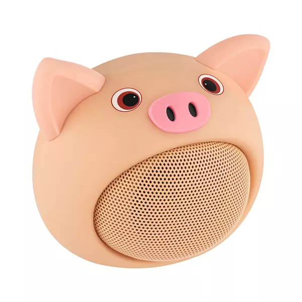 Mini Bocina Bluetooth Con Forma De Puerco