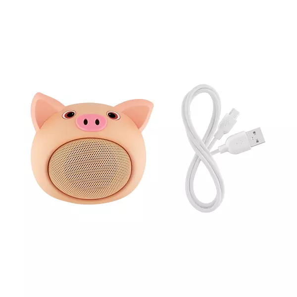 Mini Bocina Bluetooth Con Forma De Puerco