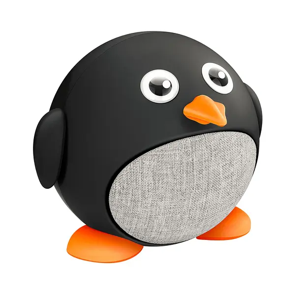 Mini Bocina Bluetooth Con Forma De Pingüino
