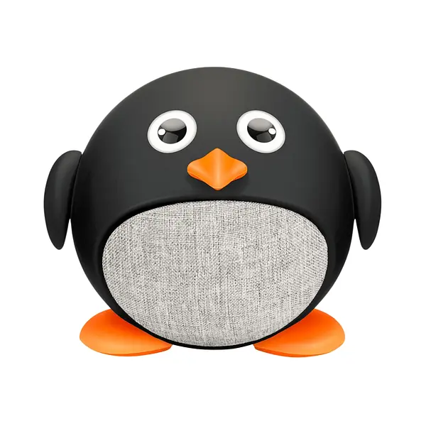 Mini Bocina Bluetooth Con Forma De Pingüino