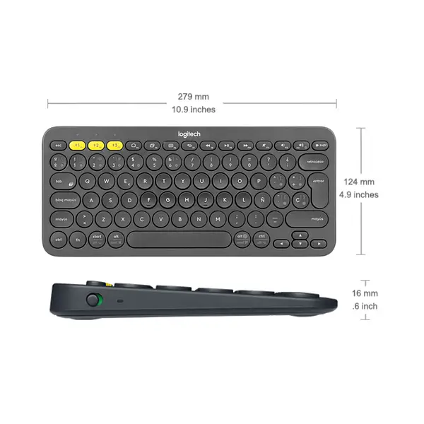 Teclado Bluetooth Multidispositivo Logitech K380