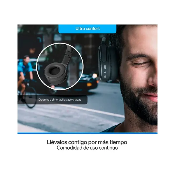 Audífonos Bluetooth* Con Batería De Hasta 30 H