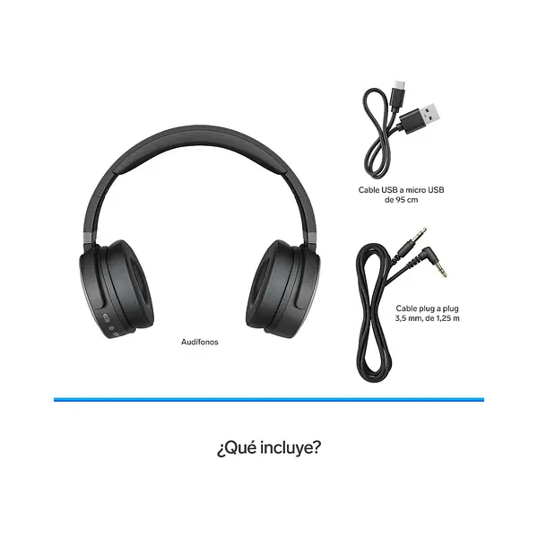 Audífonos Bluetooth* Con Batería De Hasta 30 H