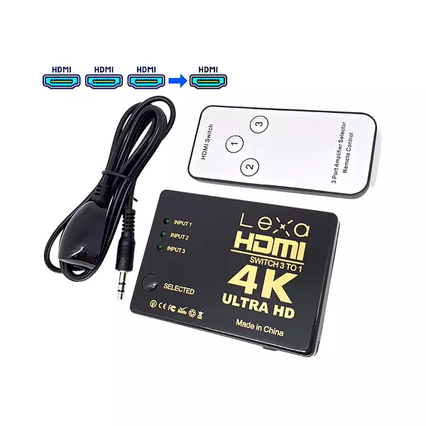 Switch Hdmi 3/1 4k Ultra Hd 301 Con Control