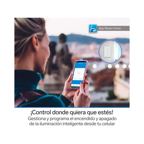 Apagador Triple Wi-Fi (Sin Neutro)