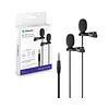 Micrófono Doble De Solapa Con Plug 3,5 Mm