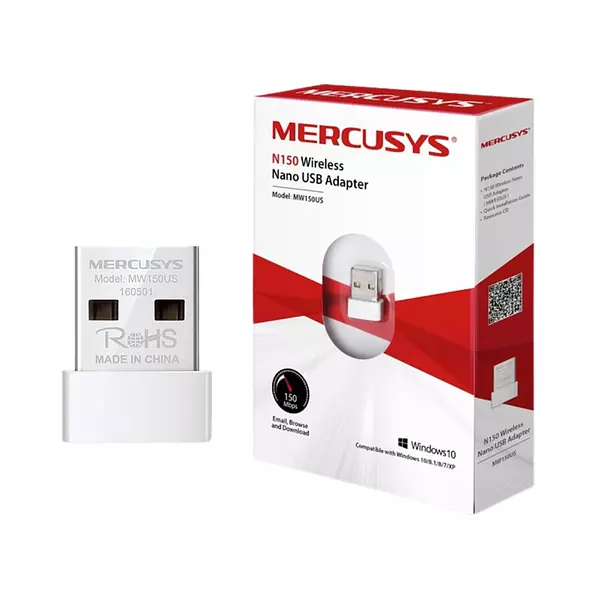 Adaptador Usb Nano Inalámbrico N150 Mercusys