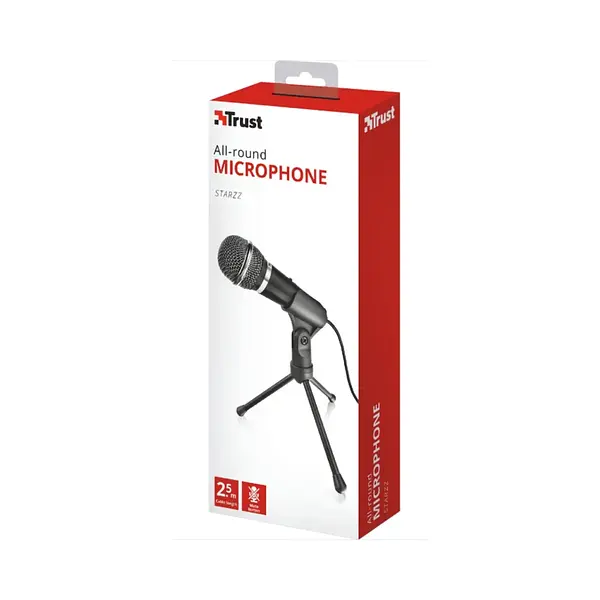 Microfono Trust Starzz All Round 3.5 Mm Con Tripode