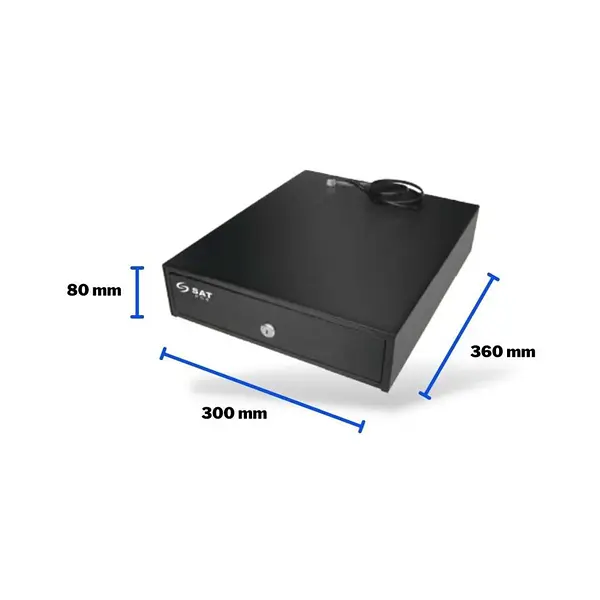 Cajon Monedero Sat Rs100 Negro