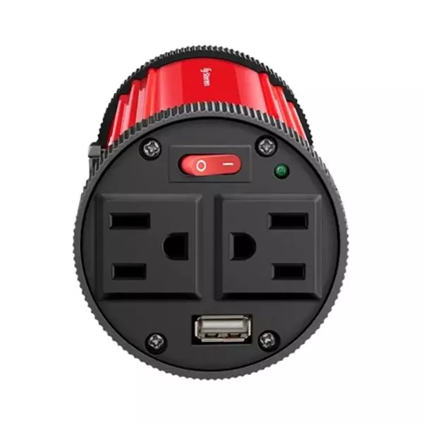 Inversor De Voltaje Automotriz 12vcd A 110v 150w