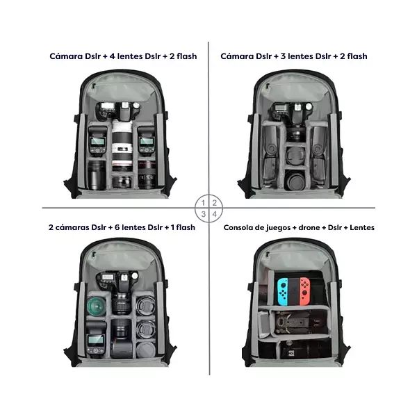 Morral Puluz Para Equipos De Fotografía