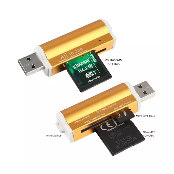 Lector Tarjeta 4 Card Slot All In 1 B026