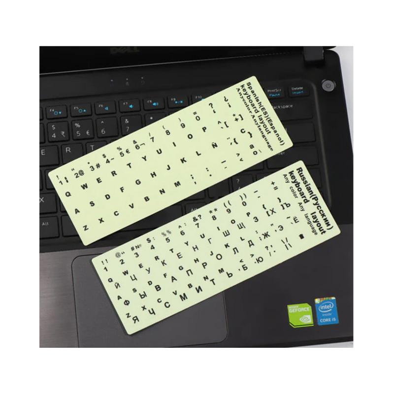 Pegatinas de teclado ordenador, Diseños únicos