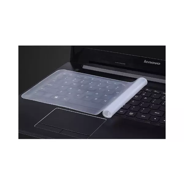 Protector De Teclado Para Portátil En Silicona Transparente De 14"