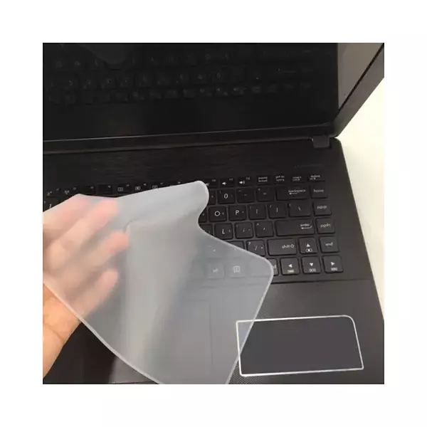 Protector De Teclado Para Portátil En Silicona Transparente De 14"