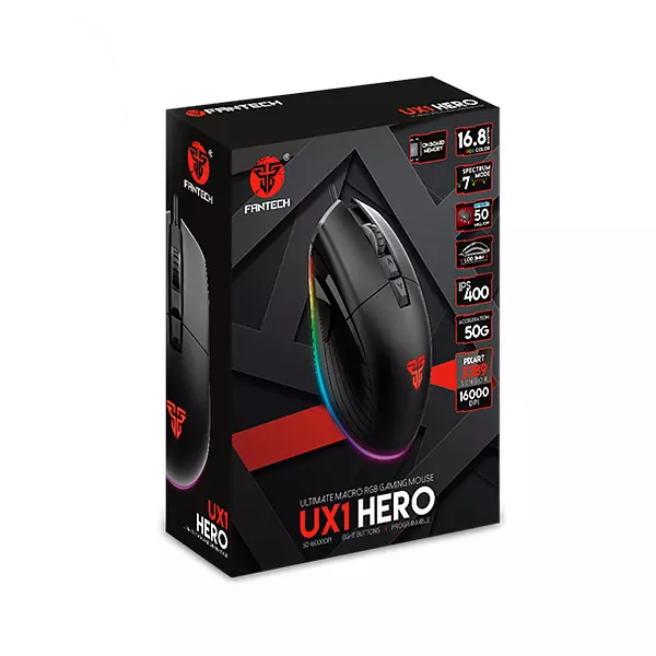 Mouse Gamer Ux1 Hero Fantech