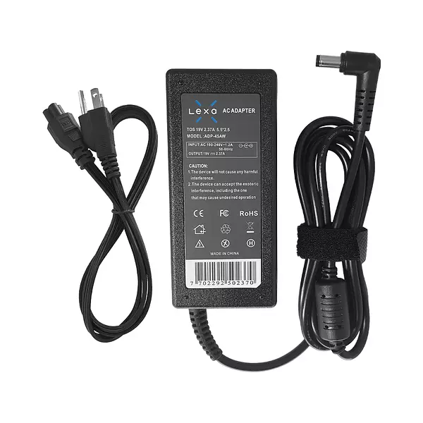 Cargador Para Portátil Toshiba 19v 2,37a Punta 5,5 * 2,5 Mm