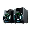 Parlantes Trust Ziva 2,1 Usb Plug 3,5 22w Iluminacion Rgb