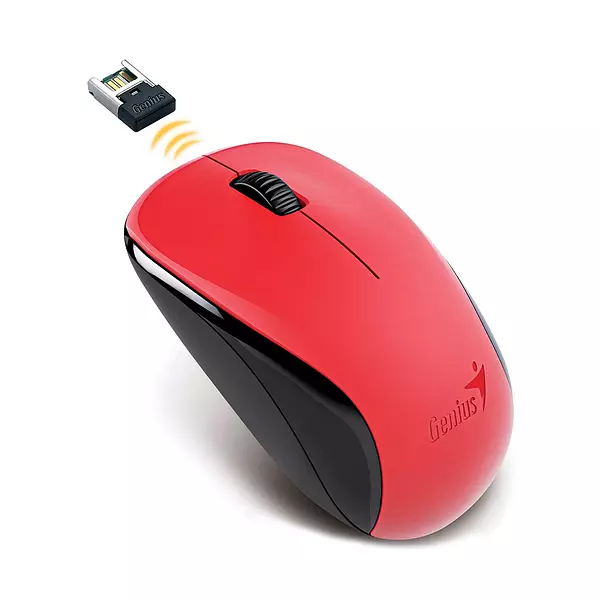 Mouse Inalámbrico Nx-7000 Rojo Genius