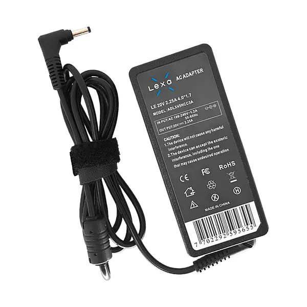 Cargador Para Portátil Lenovo 20v 2.25a Punta 4,0 * 1,7 Mm
