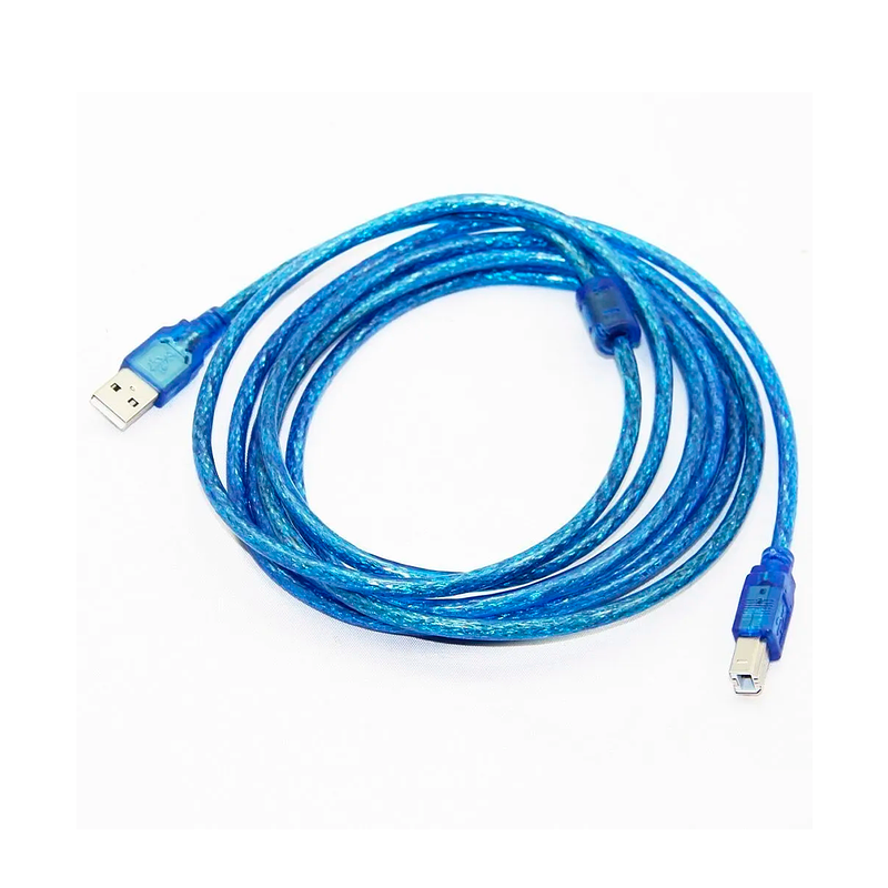 Cable USB 3 Mt Para Impresora Blindado