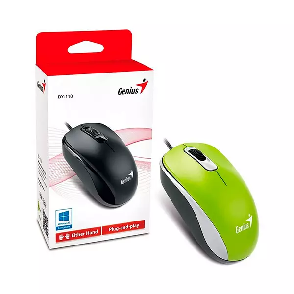 Mouse Dx -120 Verde Usb Genius