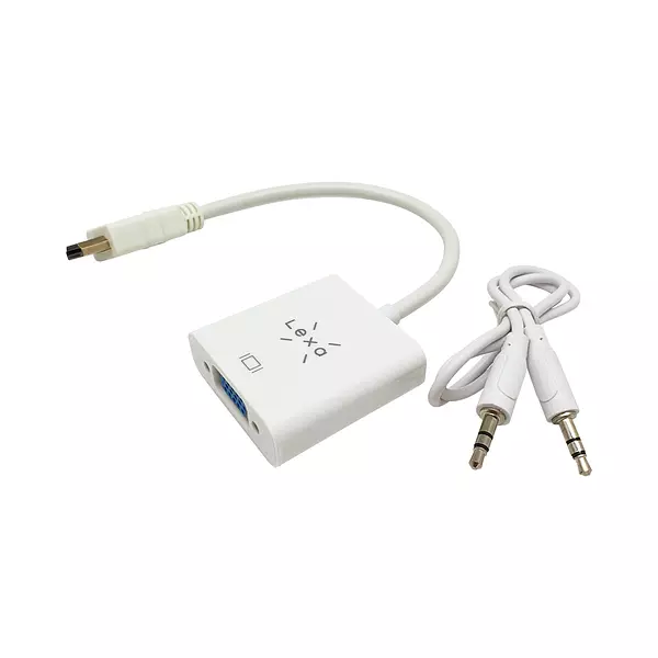 Adaptador Activo De Micro Hdmi A Hdmi+vga Con Puerto De Aud