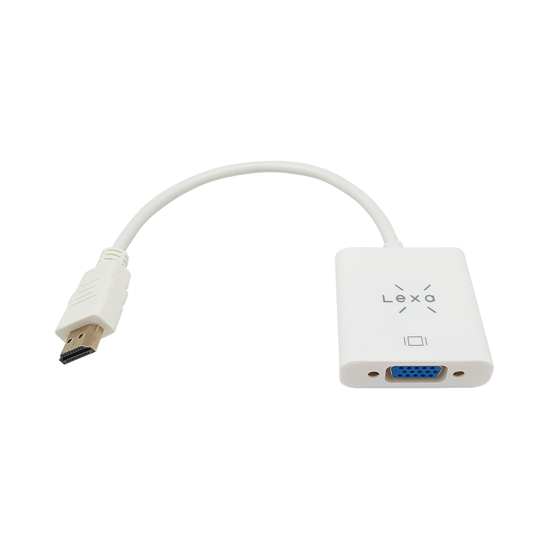 Cable Hdmi A Vga Adaptador De Hdmi Vga Conversor Blanco - Productos Integra  SRL