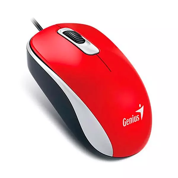 Mouse Dx -120 Rojo Usb Genius