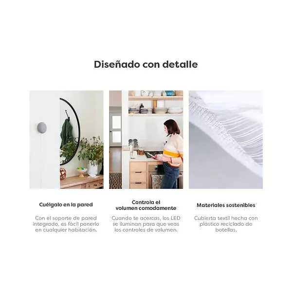 Asistente De Voz Google Nest Mini 2da Gen Negro