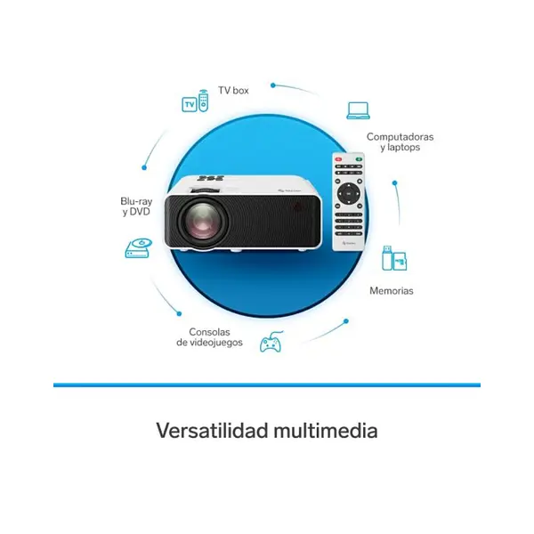 Proyector Multimedia Hd De 7000 Lúmenes