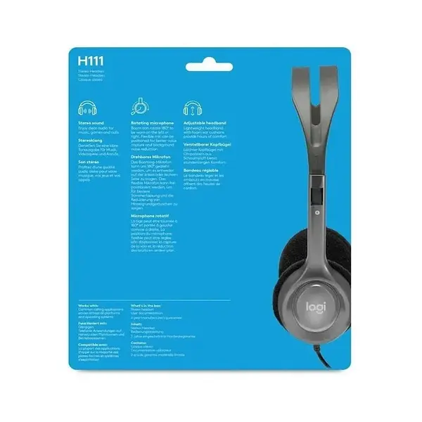 Audífono Logitech H111 Plug