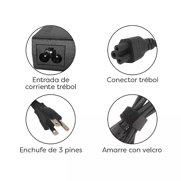 Cargador Para Portátil Hp 18,5v 3,5a Punta 7,4*5,0 Exa