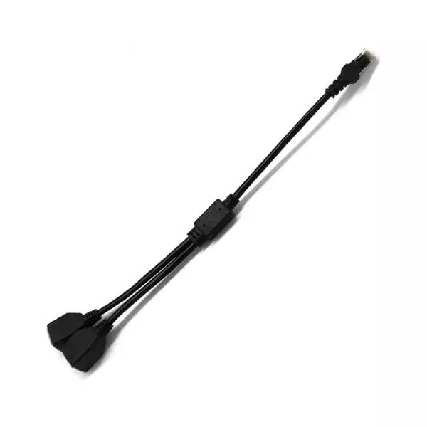 Cable Adaptador De Red Rj45, Macho A 2 Conectores Hembra
