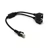 Cable Adaptador De Red Rj45, Macho A 2 Conectores Hembra