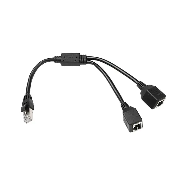 Cable Adaptador De Red Rj45, Macho A 2 Conectores Hembra