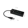 Hub 4 Puertos Usb Cable 30 Cm
