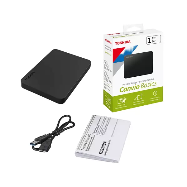Disco Duro 1tb Externo Toshiba Canvio Basics