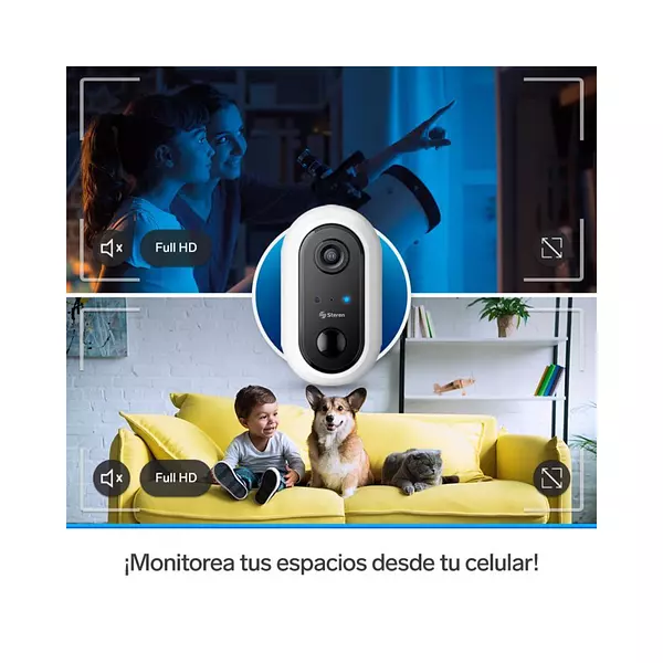 Cámara Wifi Con Bateria Recargable