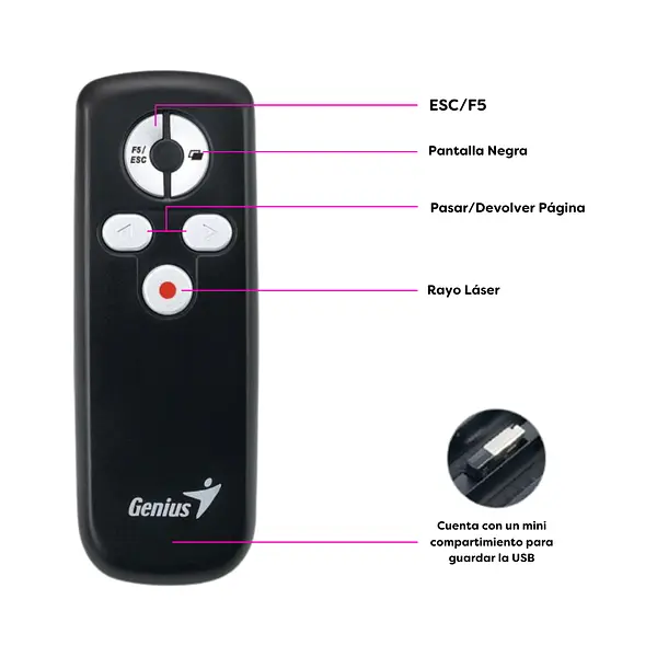 Presentador Media Pointer 100 Genius