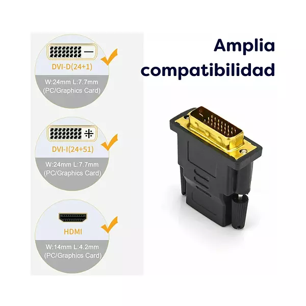 Conversor Dvi 24+1 A Hdmi