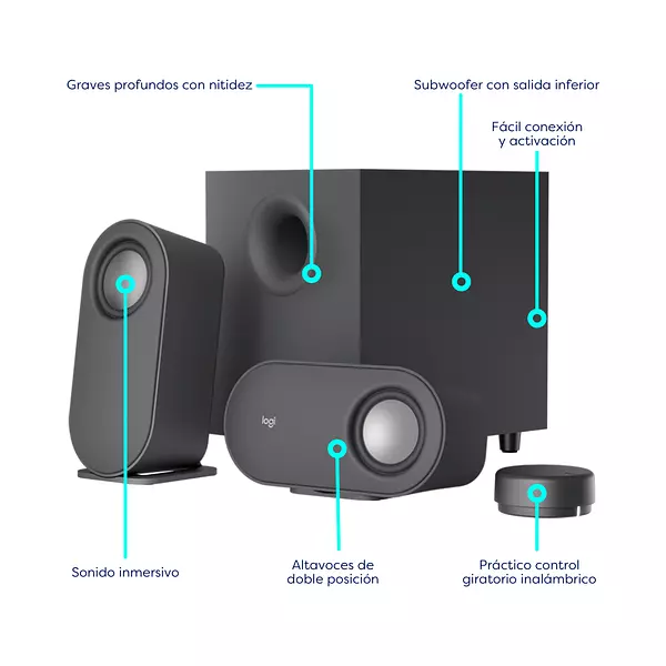 Parlante Logitech Z407 2.1 Bluetooth