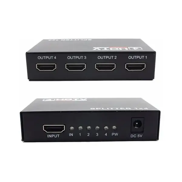 Splitter Hdmi 4 Ports 350 Mhz 3d Full Hd Exa