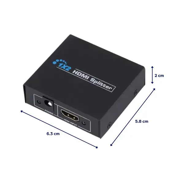 Splitter Hdmi 2 Puertos 350 Mhz 3d Full Exa