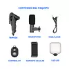 Kit De Video Micrófono + Lampara + Soporte Bluetooth